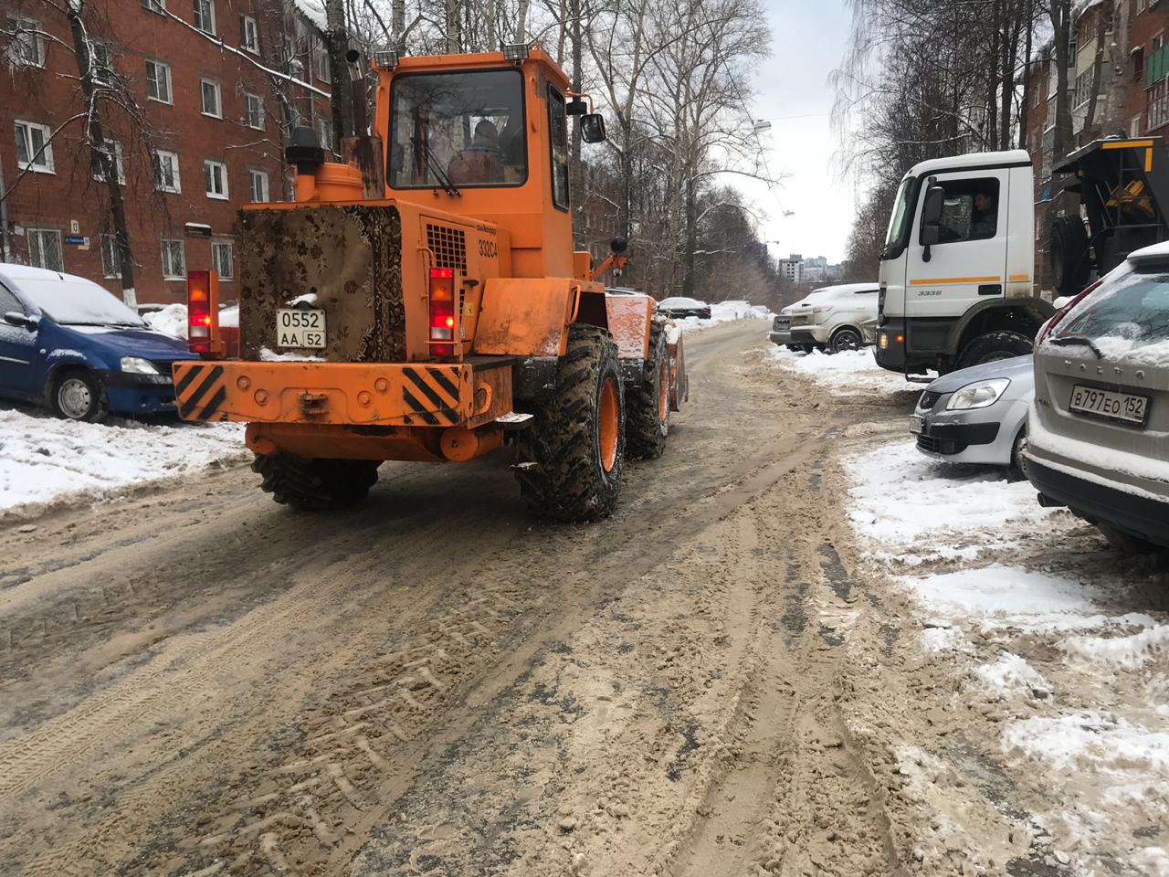 Сформирован план уборки снега с улиц Нижнего Новгорода на 25 февраля